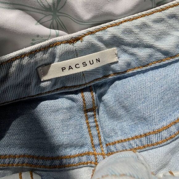 Pacsun Eco Hopper Patch Color Block Mom Jeans 26 - Picture 8 of 8